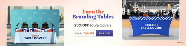 Proof of coupon - Banner Buzz - Banner Buzz promo code: Get 25% Off on Stretch Table Covers - Expired
