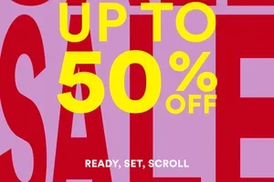 It’s SALE time: up to 50% off…