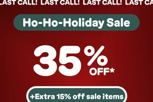 Ending Soon: 35% Off Almost Everything