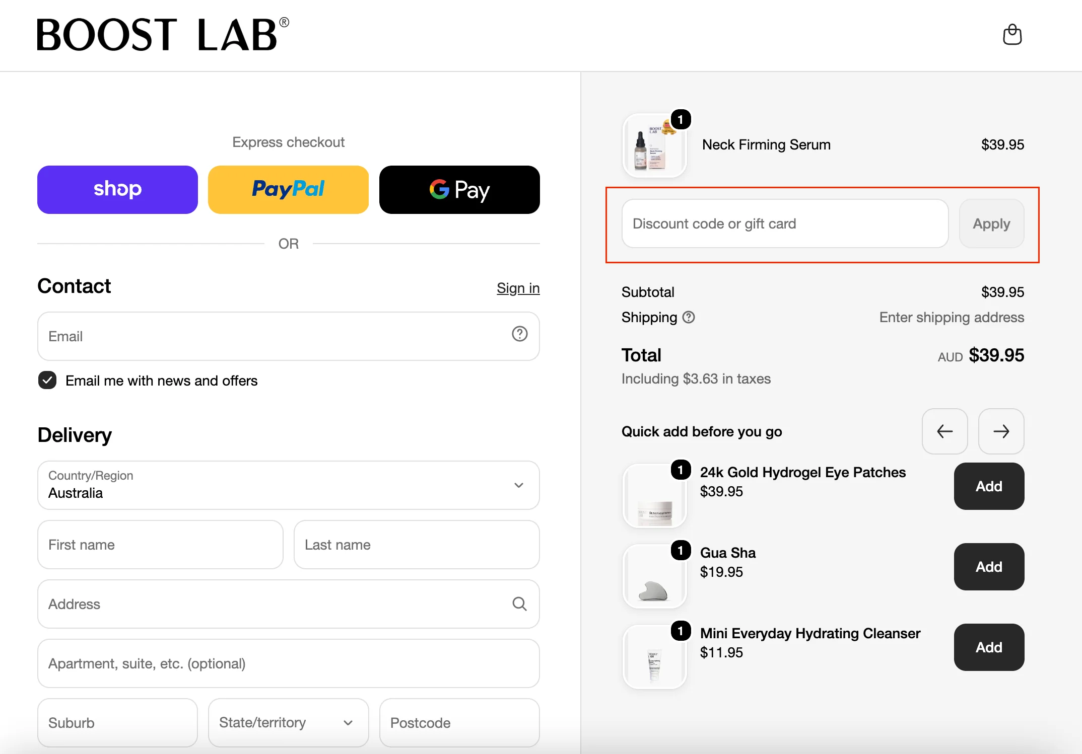 Do you have your own Boost Lab discount code? - Boost Lab