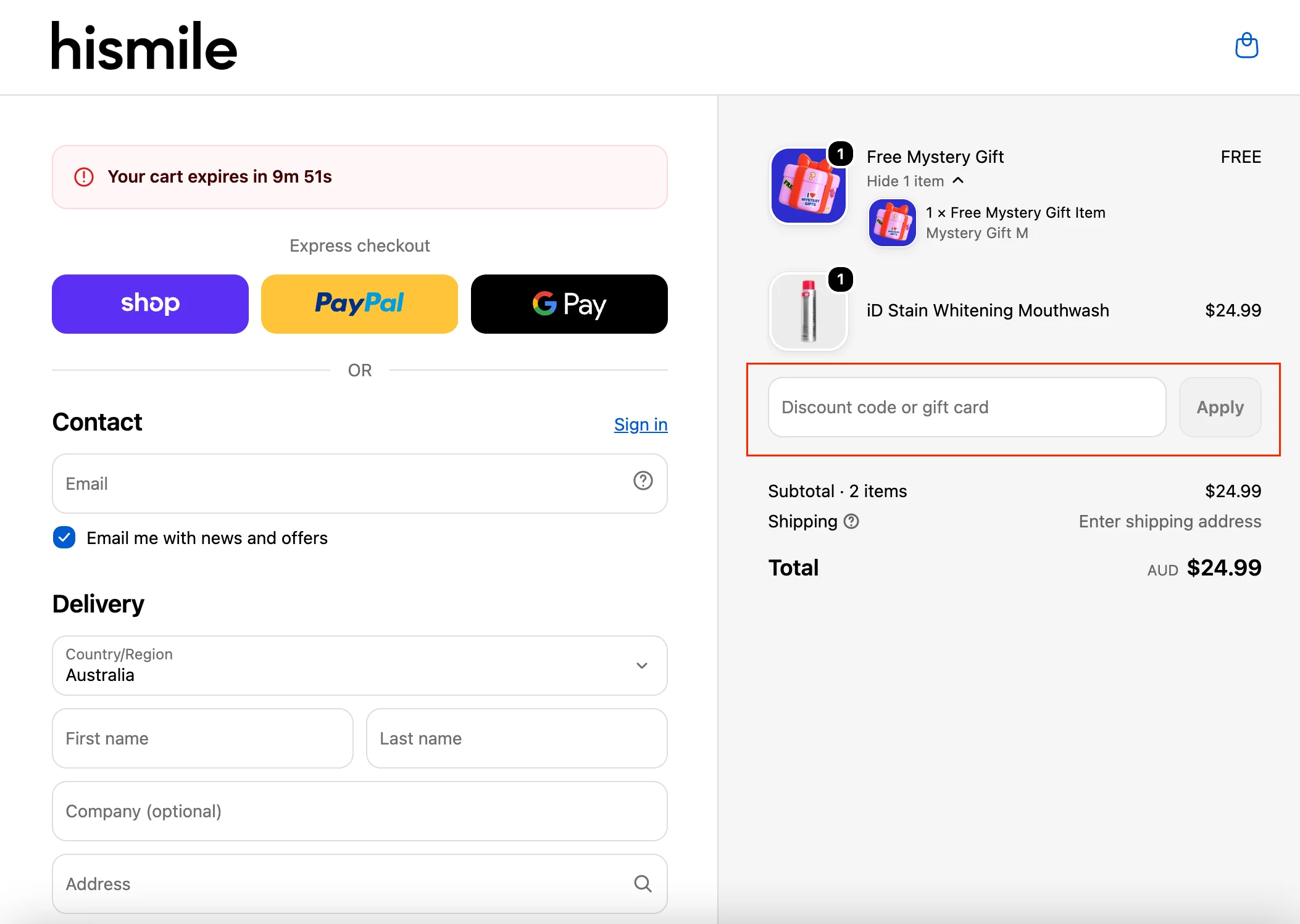 Do you have your own Hismile discount code? - Hismile