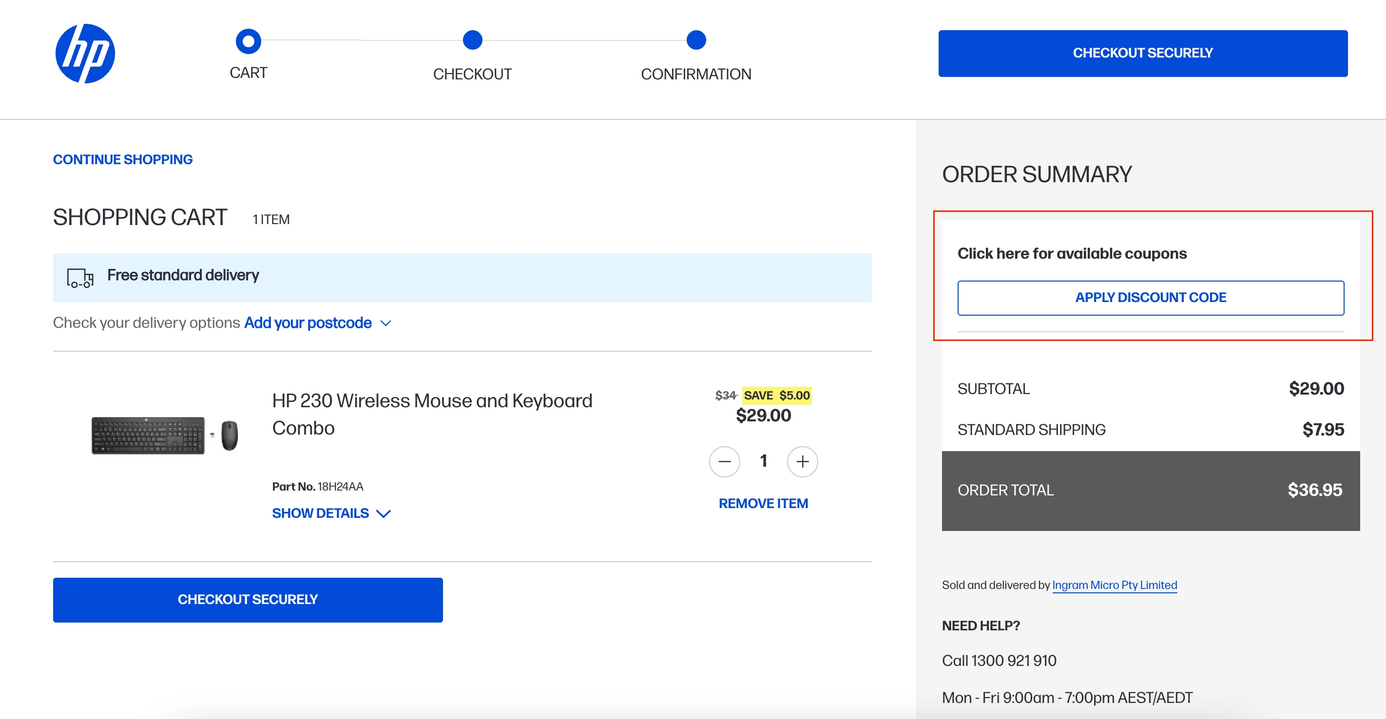How to use a working promo code? - HP