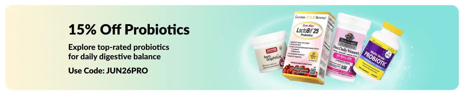 Proof of coupon - iHerb - IHerb coupon code: 15% off probiotics [[15% off]]