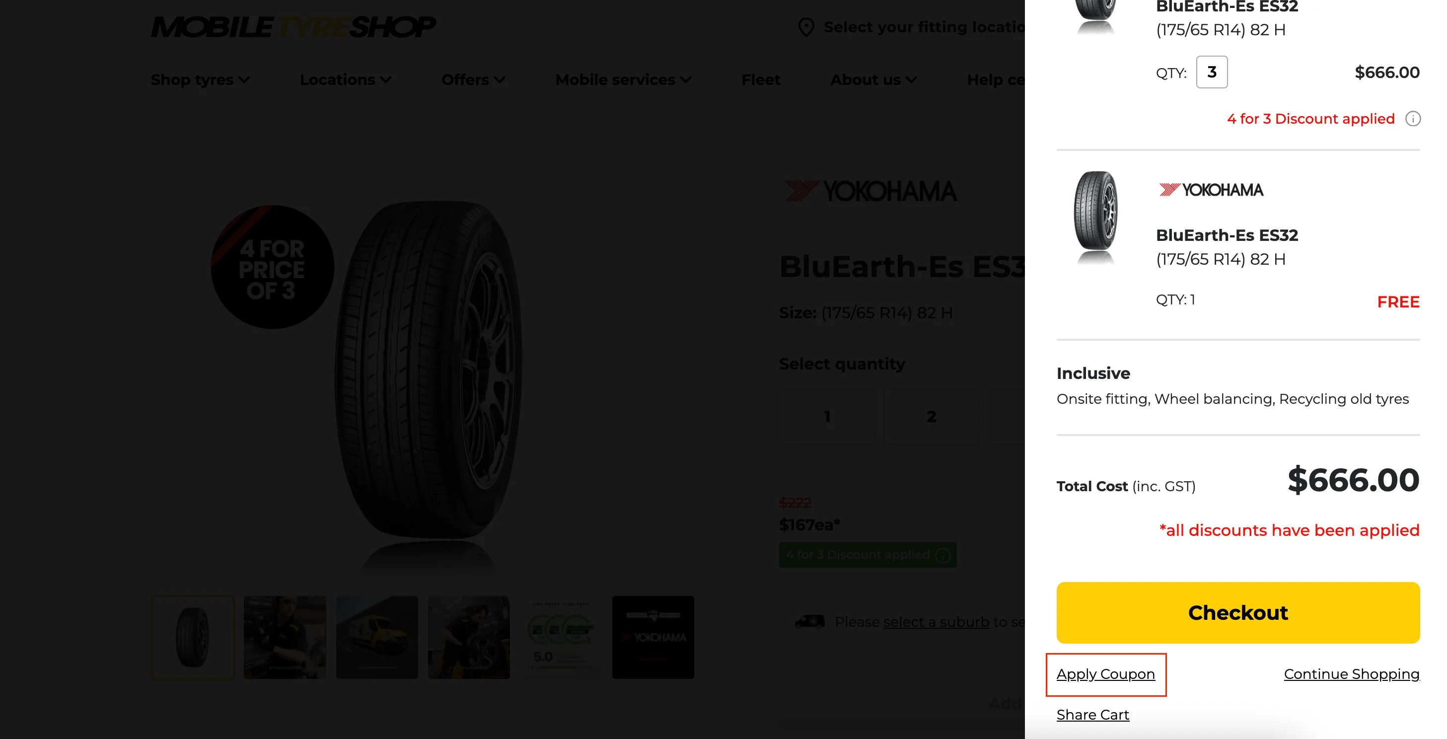 Do you have your own Mobile Tyre Shop discount code? - Mobile Tyre Shop