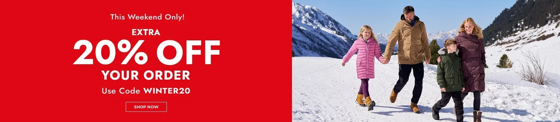 Proof of coupon - Mountain Warehouse - Mountain Warehouse winter sale 20% off [[20% off]]