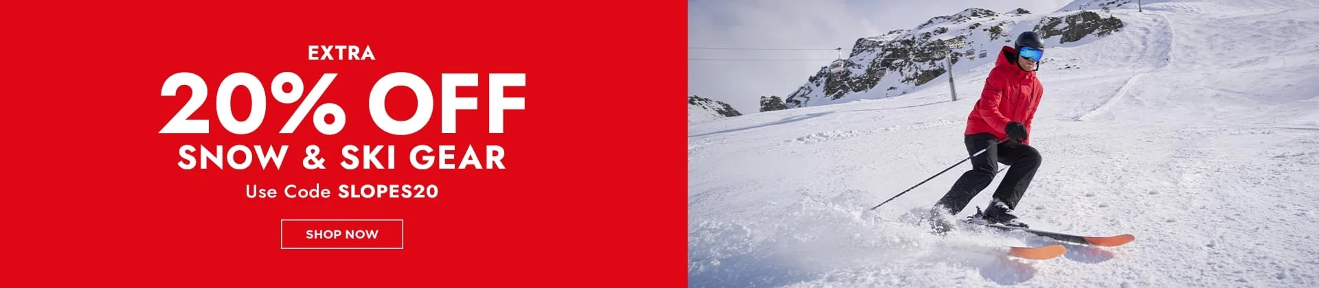 Proof of coupon - Mountain Warehouse - Mountain Warehouse coupon code: 20% off snow ski gear [[20% off]]