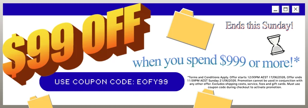 Proof of coupon - Mwave - Mwave sale $99 off on $999+ [[$99 off]]