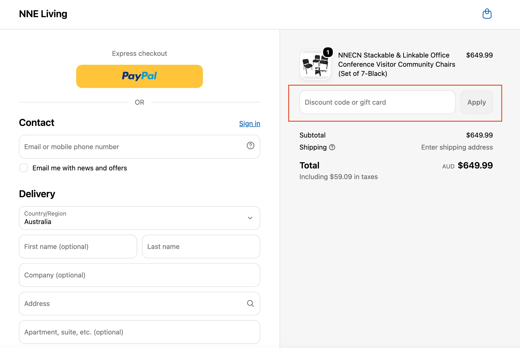How to use a working promo code? - NNE Living